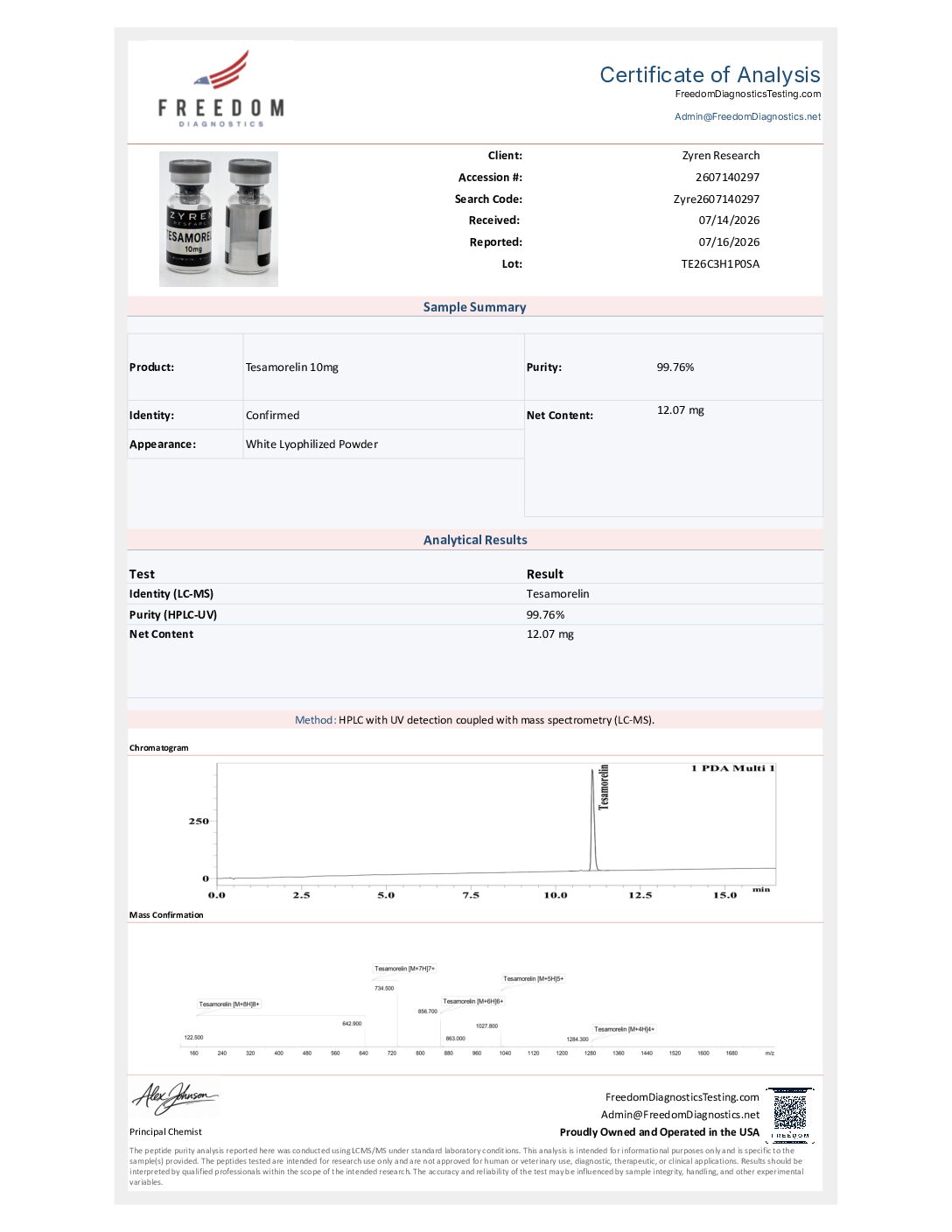 Tesamorelin 10mg - Image 2